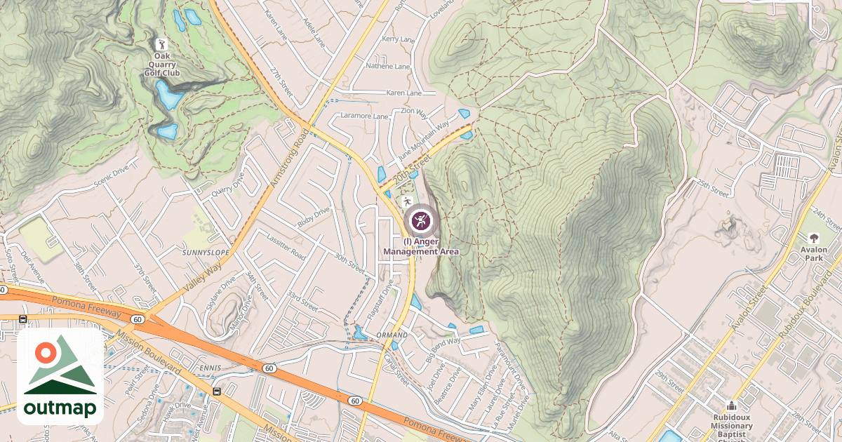 Map of (l) Anger Management Area