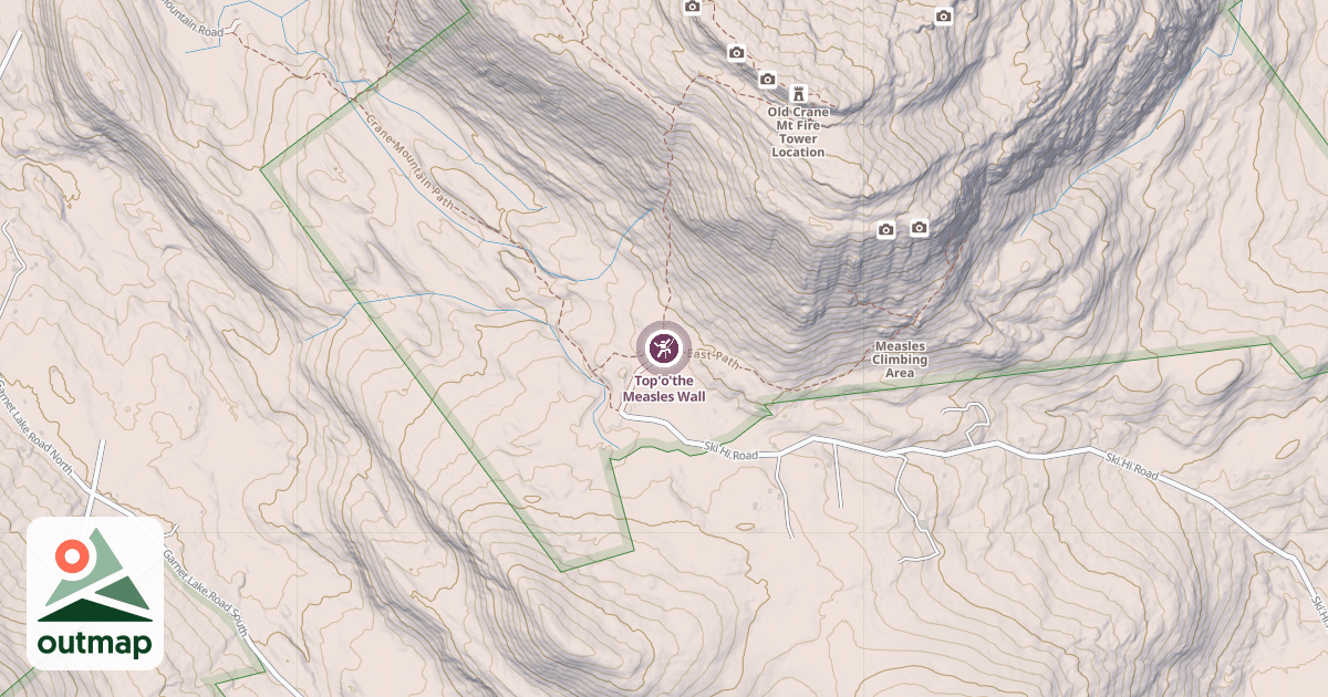 Map of Top'o'the Measles Wall