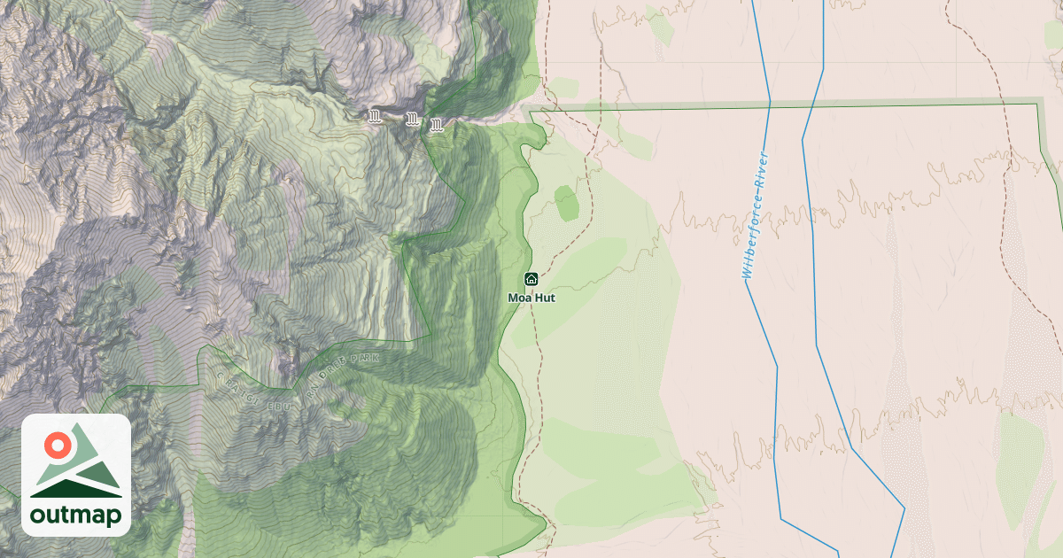 Map of Moa Hut