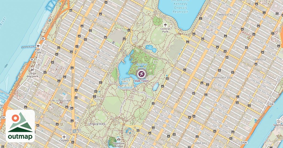 Map of Slab Town