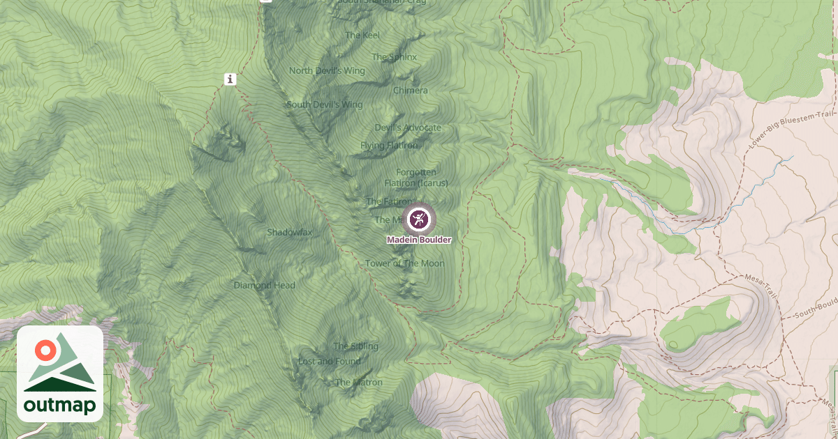 Map of Madein Boulder