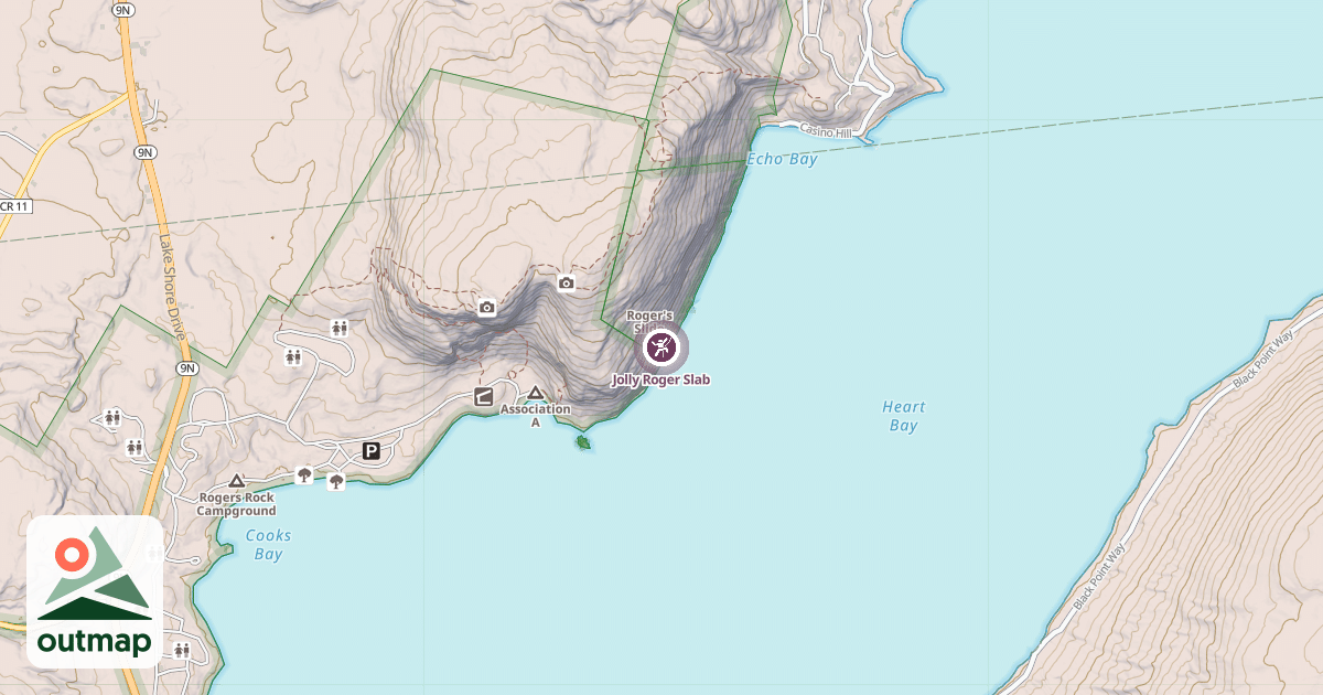 Map of Jolly Roger Slab