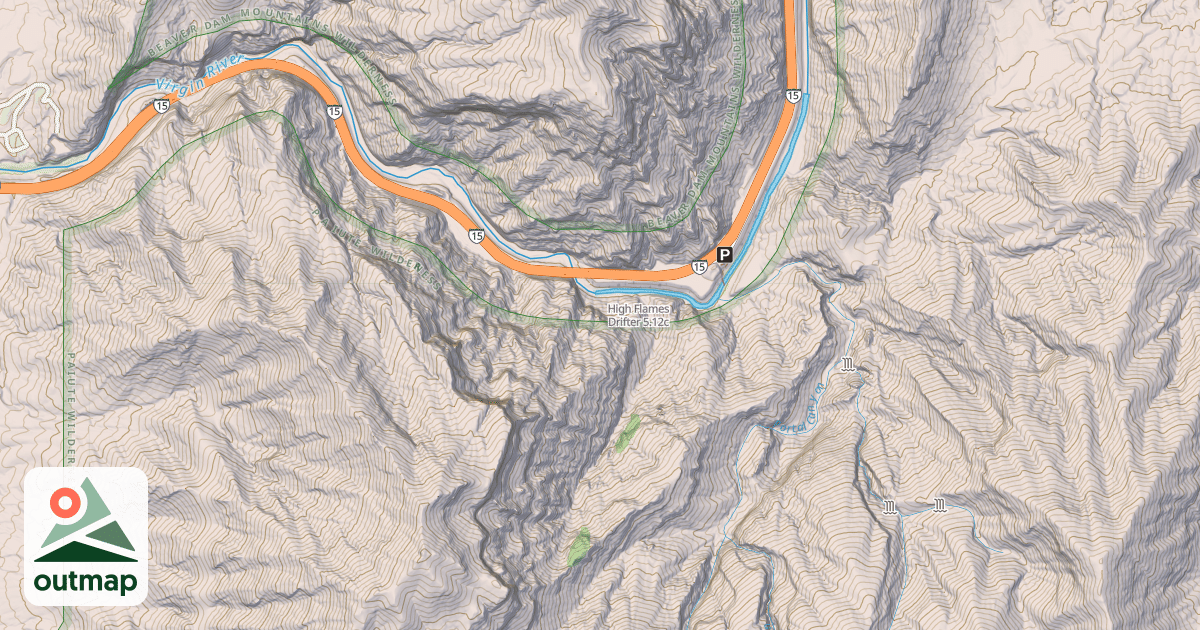 Map of High Flames Drifter