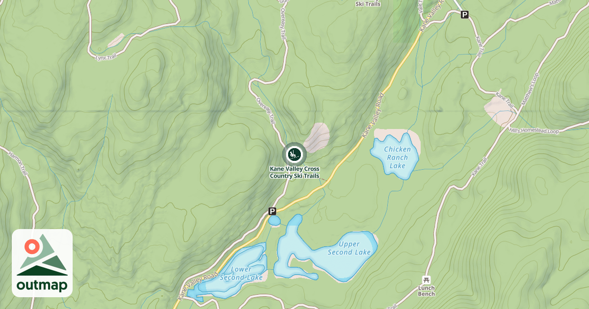 Map of Kane Valley Cross Country Ski Trails
