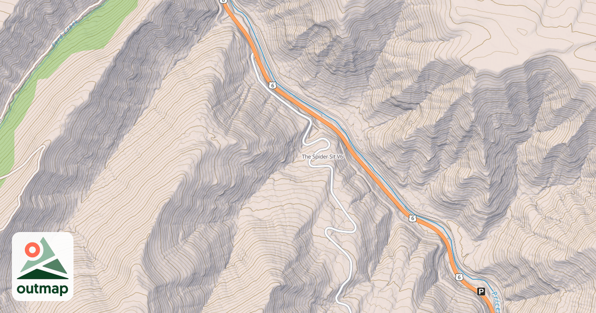 Map of The Spider Sit