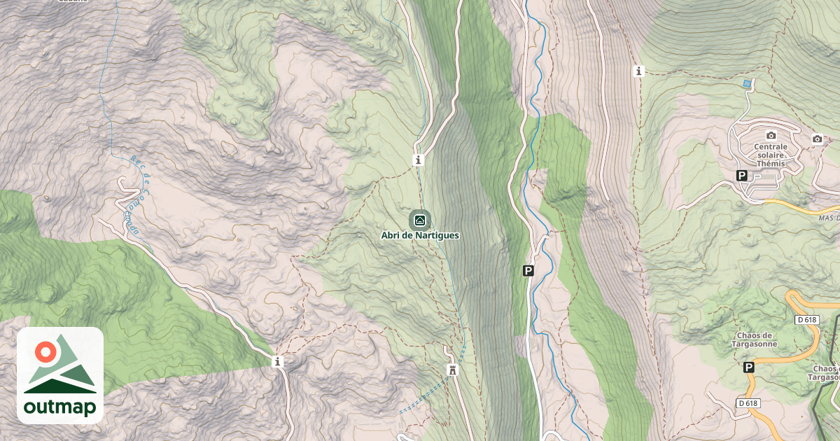 Map of Abri de Nartigues
