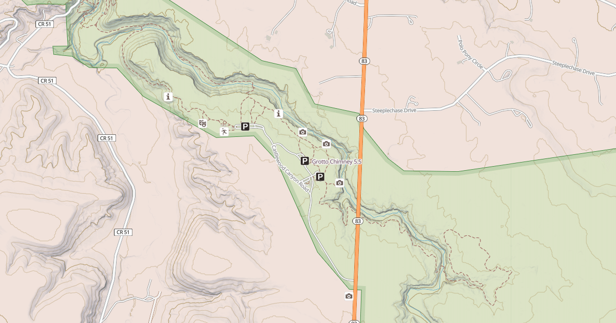 Map preview of Grotto Chimney