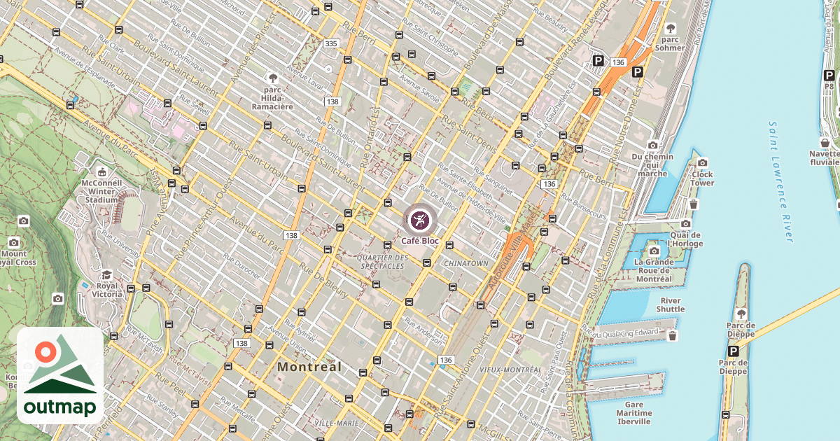 Map of Café Bloc