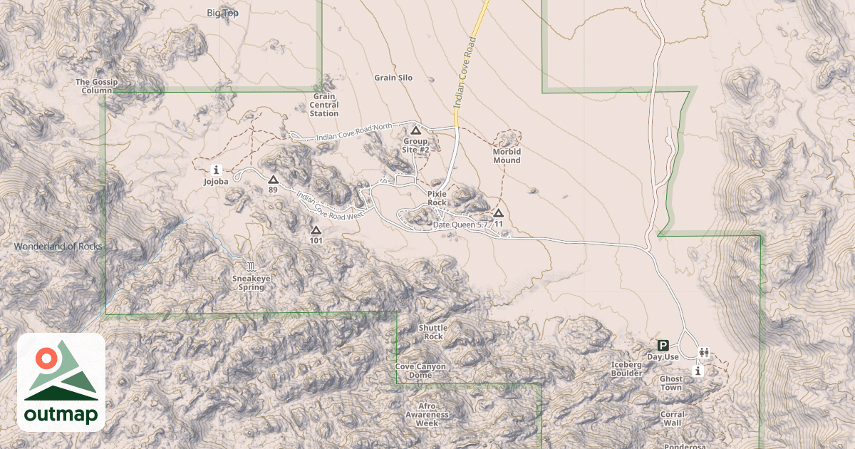 Map of Date Queen