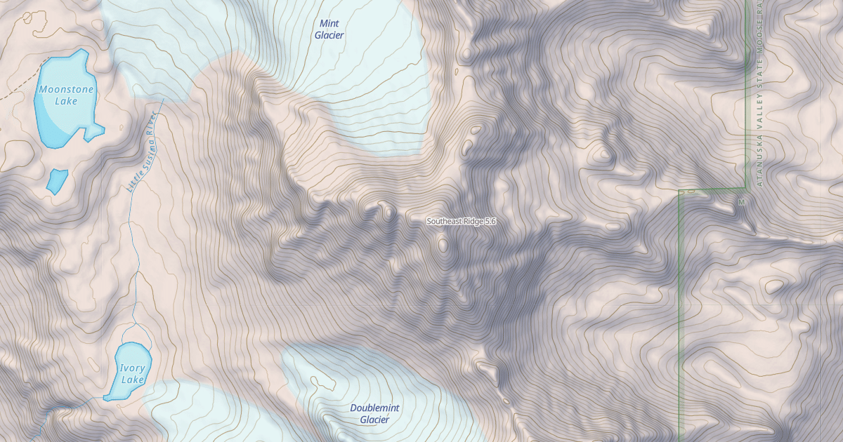 Map preview of Southeast Ridge
