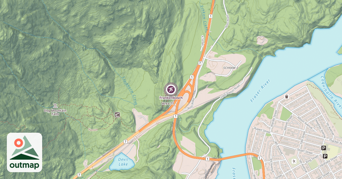 Map of Frankenbosch