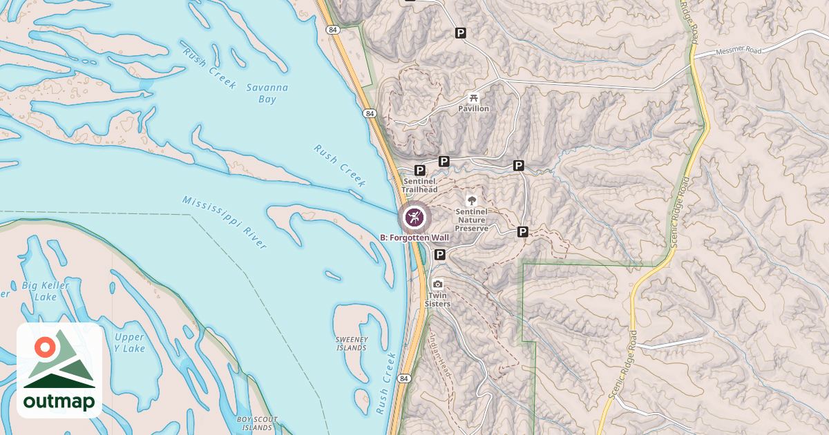 Map of B: Forgotten Wall
