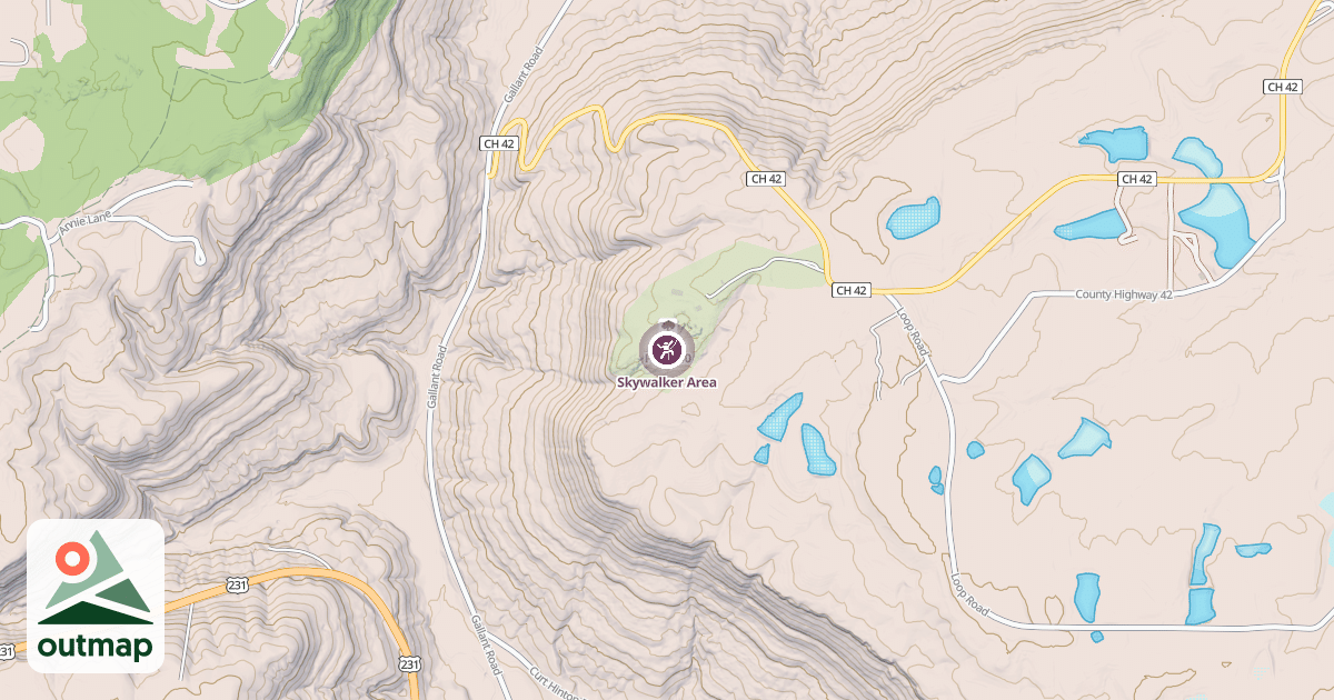 Map of Skywalker Area
