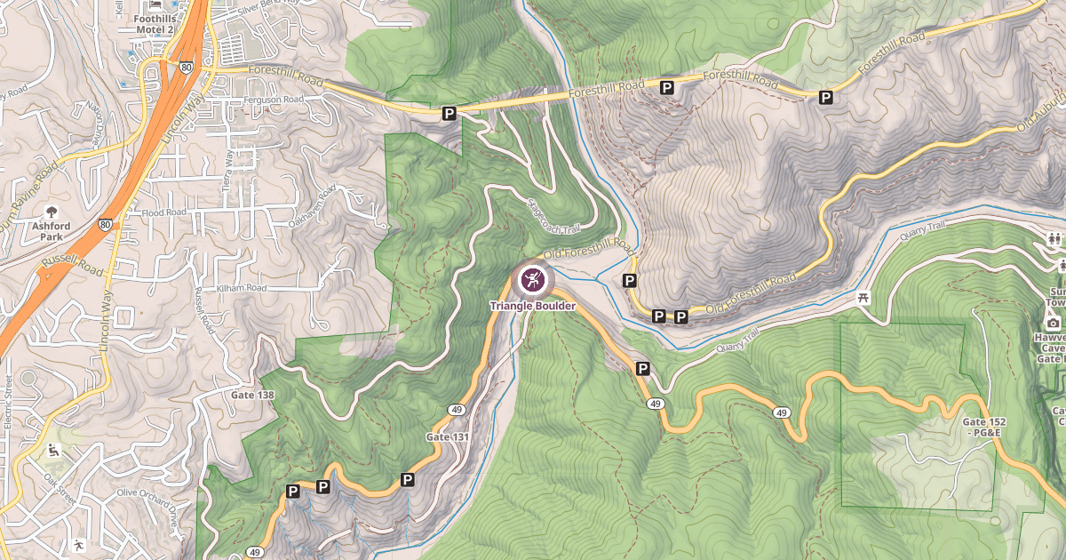 Map preview of Triangle Boulder