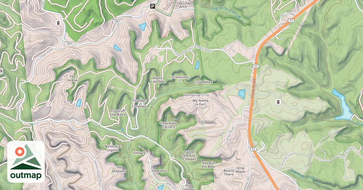 Map of Monobrow