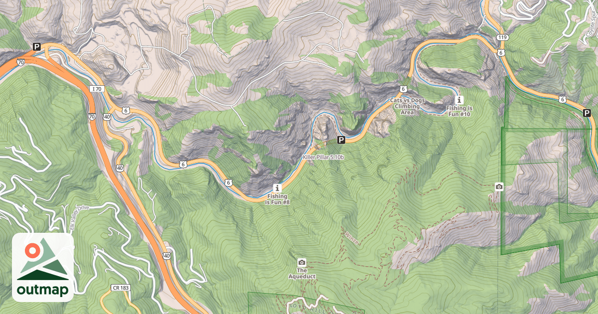 Map of Killer Pillar
