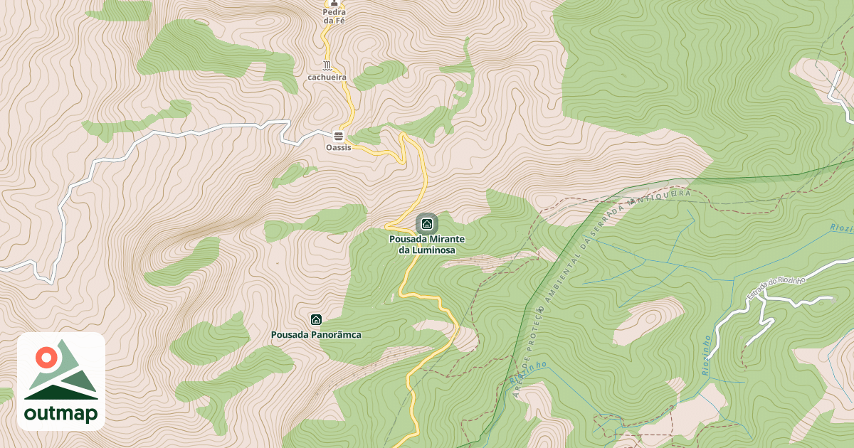 Map of Pousada Mirante da Luminosa
