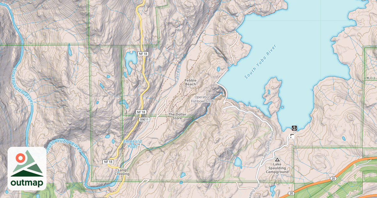 Map of Operation Fishbowl