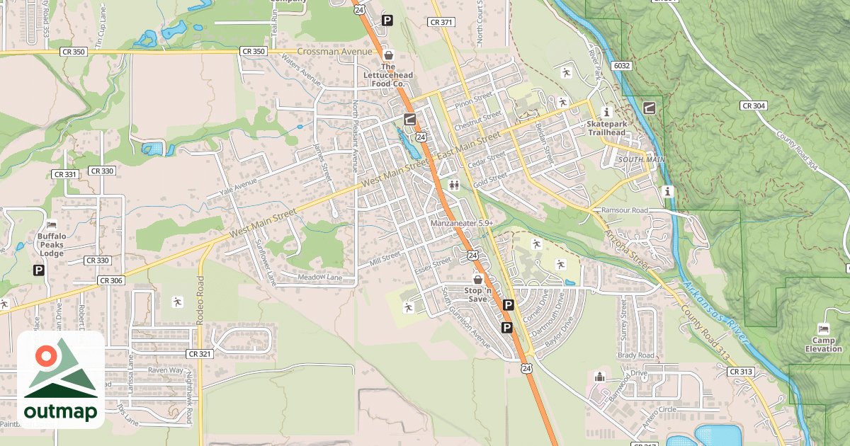 Map of Manzaneater