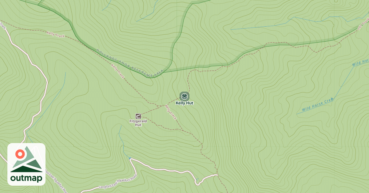 Map of Kelly Hut