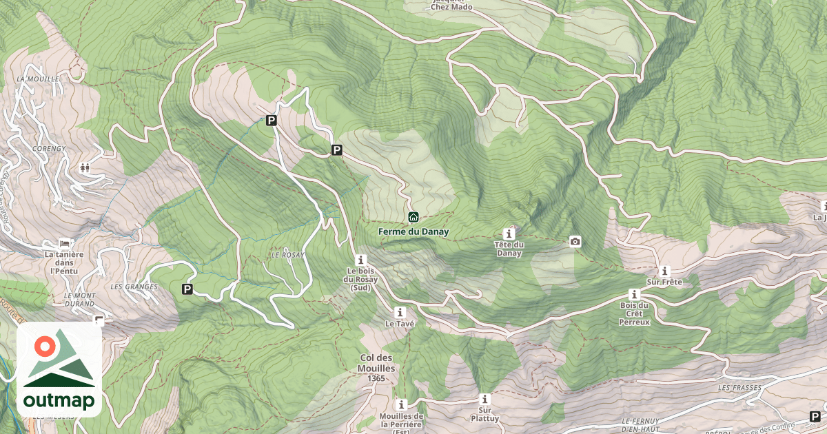 Map of Ferme du Danay