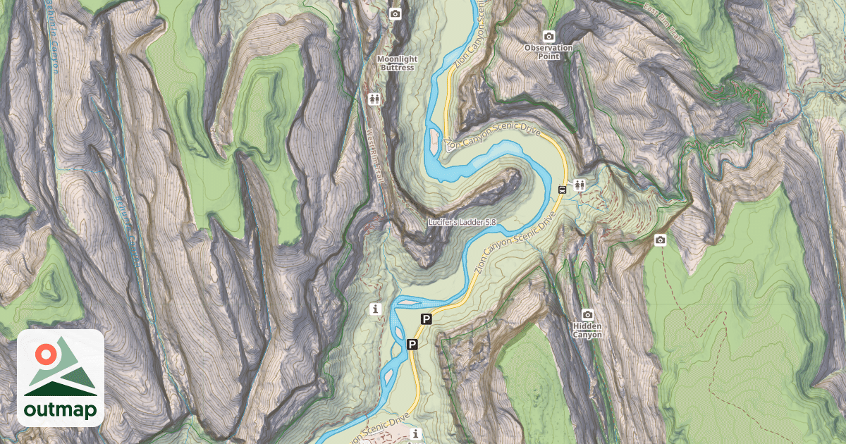 Map of Lucifer's Ladder
