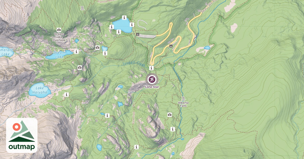 Map of Lone Star