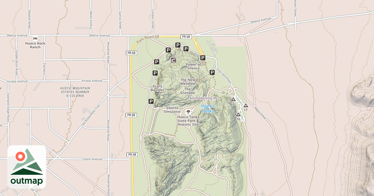 Map of Assisted Living