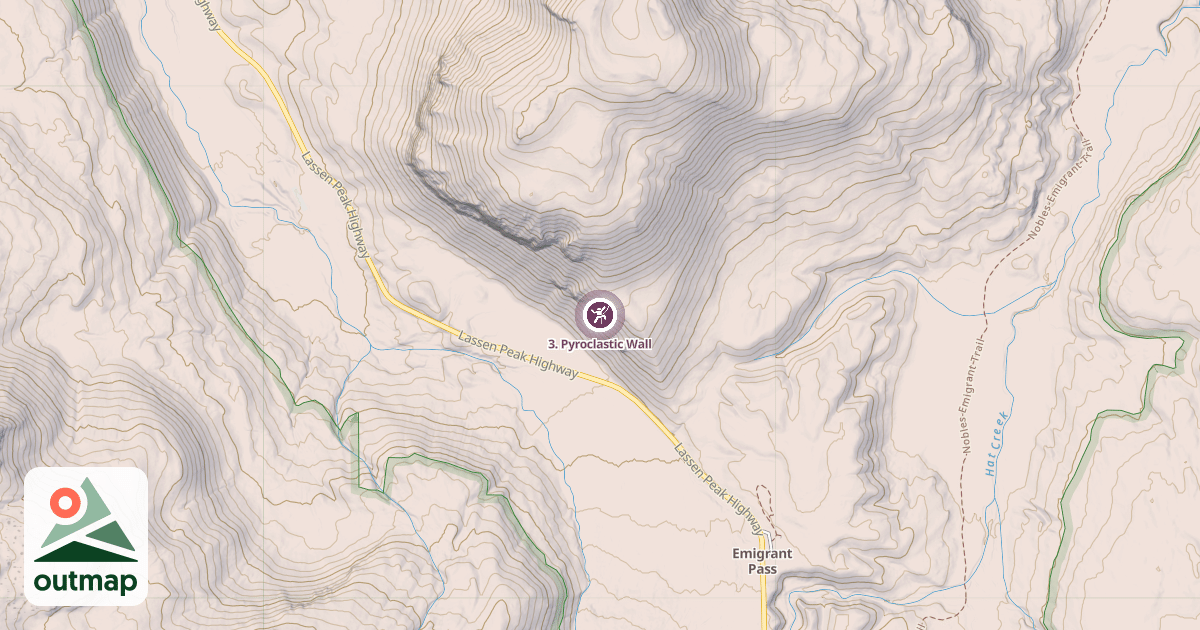 Map of 3. Pyroclastic Wall