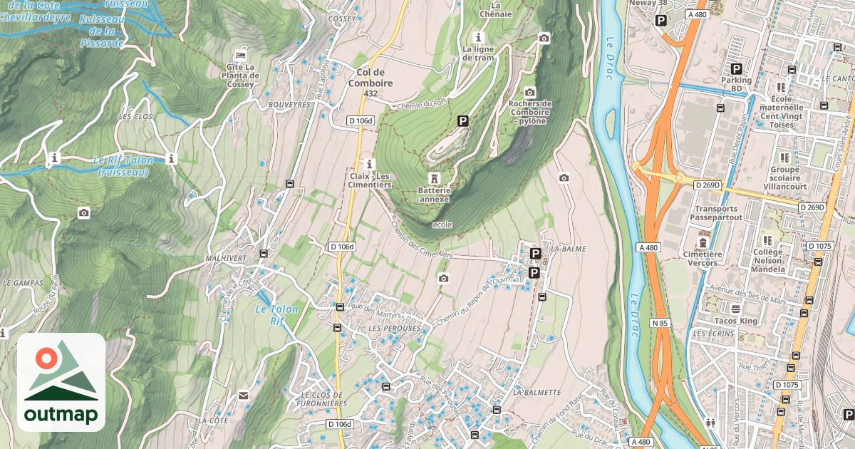 Map of ecole