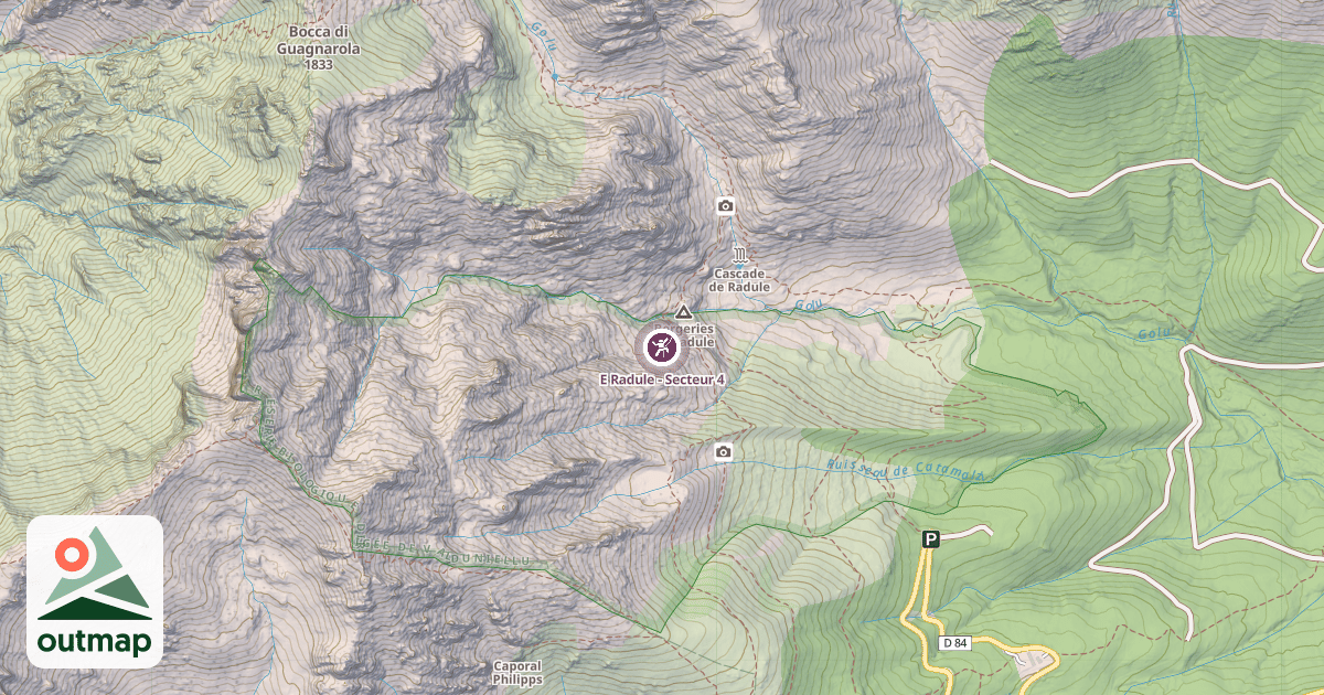 Map of E Radule - Secteur 4