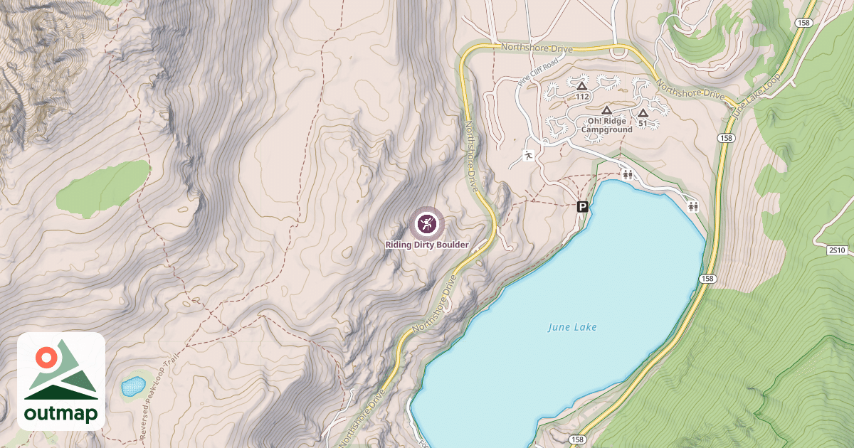 Map of Riding Dirty Boulder
