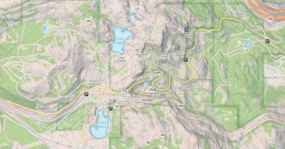 Map preview of Mary's Crack