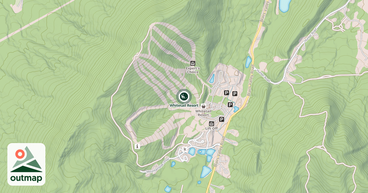 Map of Whitetail Resort
