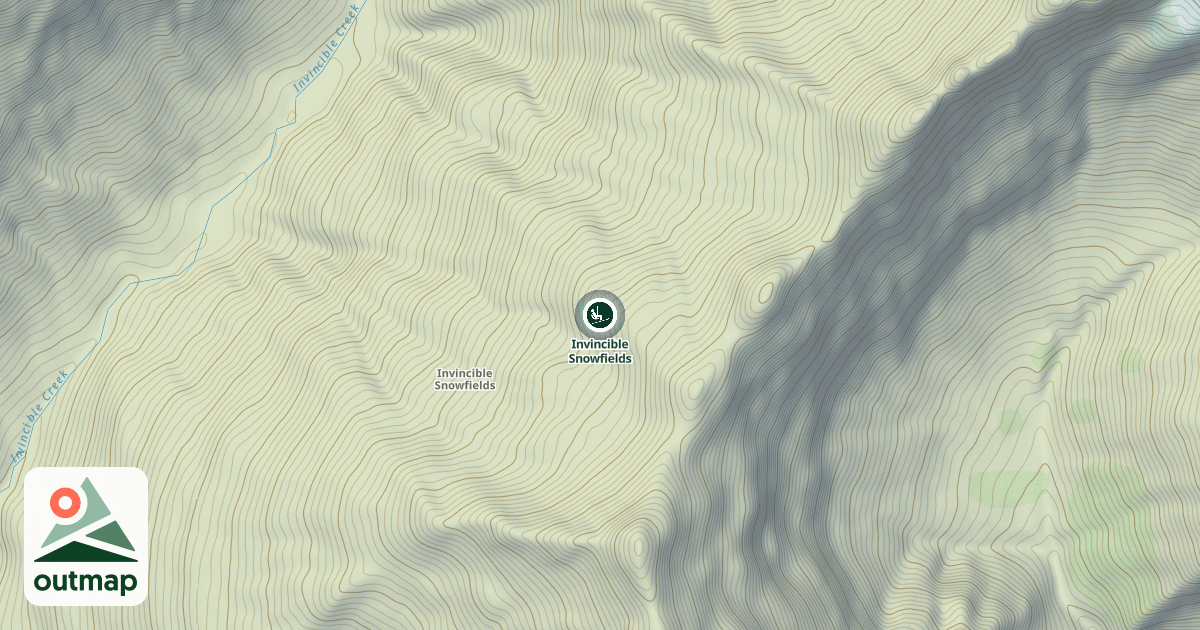 Map of Invincible Snowfields