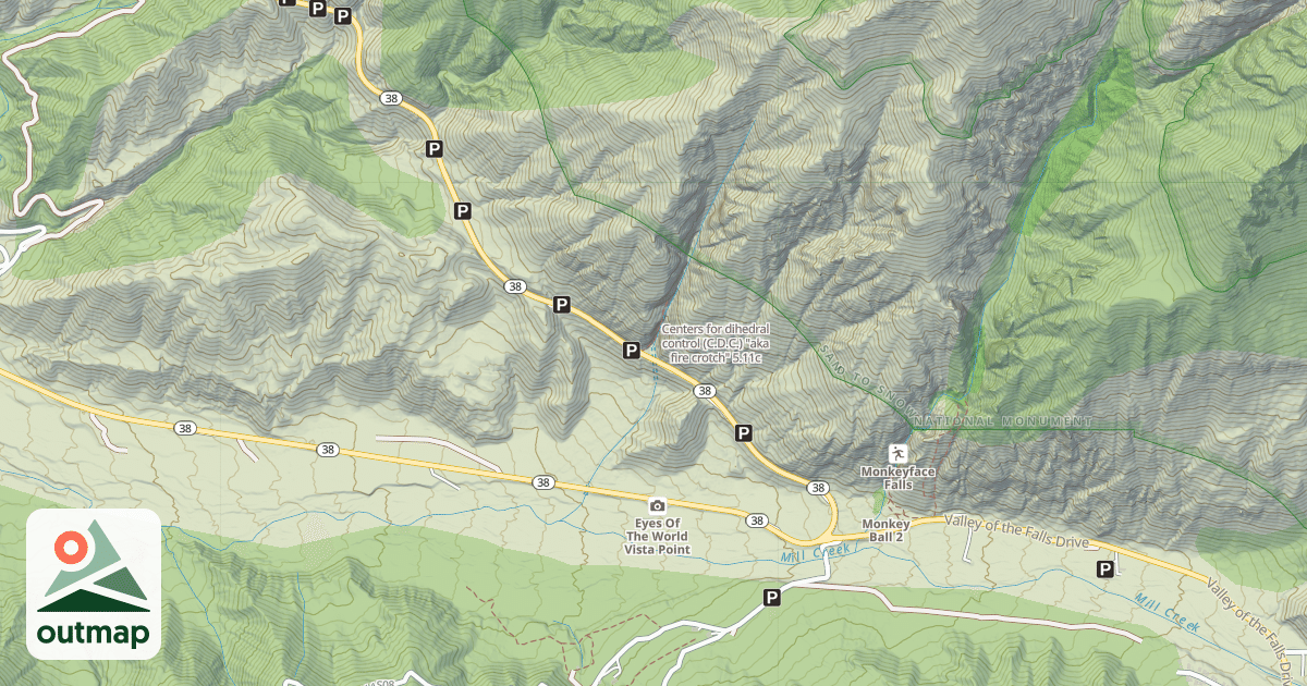 Map of Centers for dihedral control (C.D.C.) "aka fire crotch"