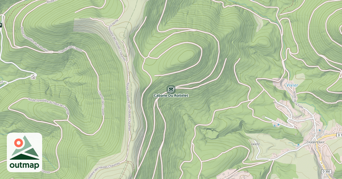 Map of Cabane Du Roitelet