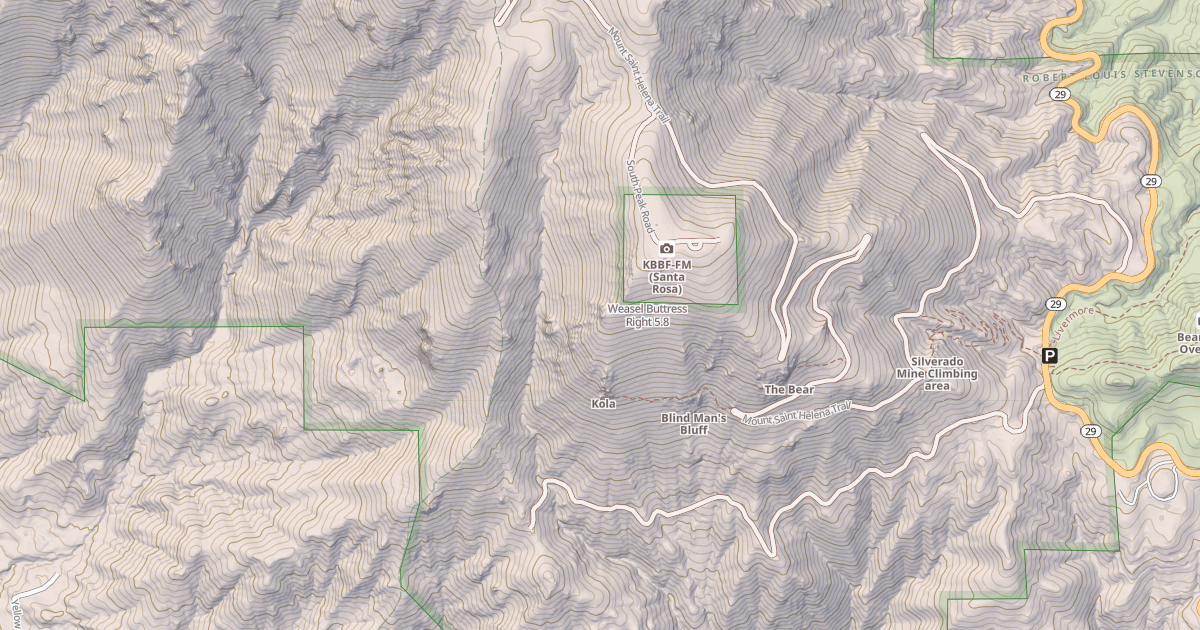 Map preview of Weasel Buttress Right