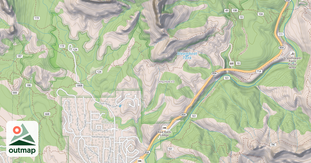 Map of Dirty Hole