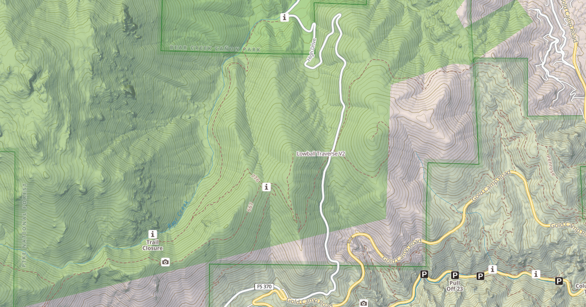 Map preview of Lowball Traverse