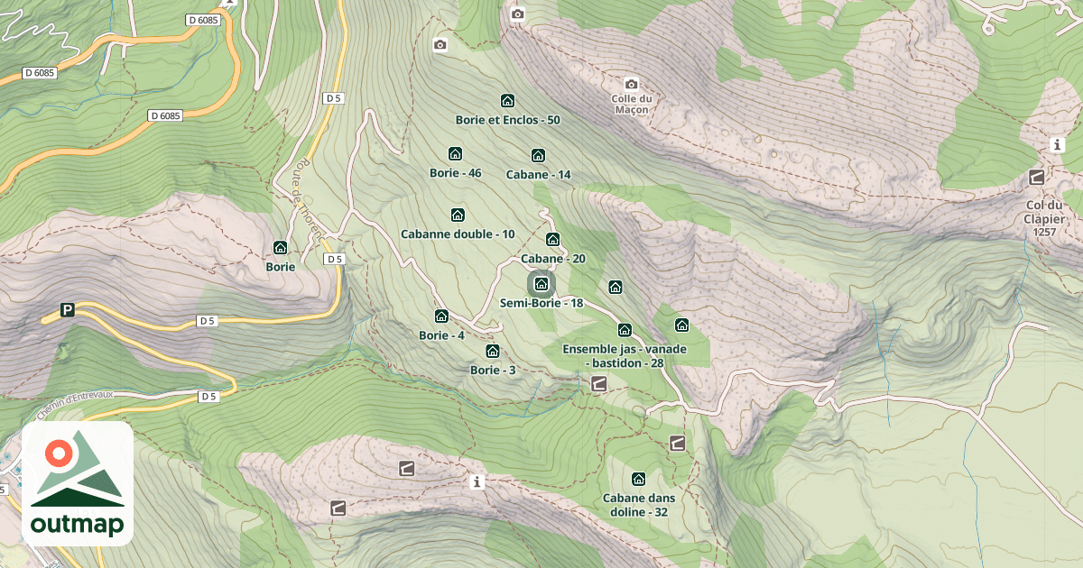 Map of Semi-Borie - 18