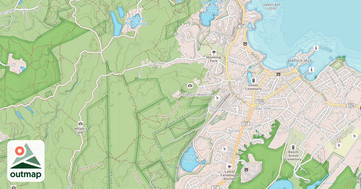 Map of Poetry in Motion