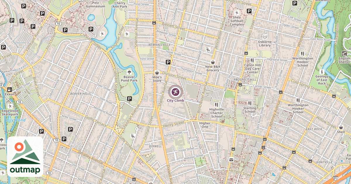 Map of City Climb