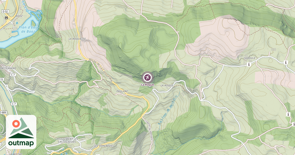 Map of La Roque