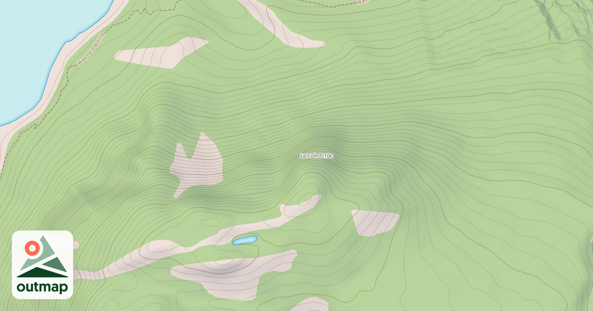 Map of Le Coin