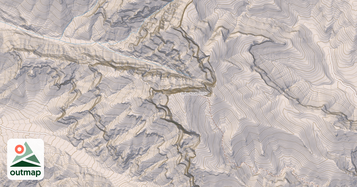 Map of Swiss Route