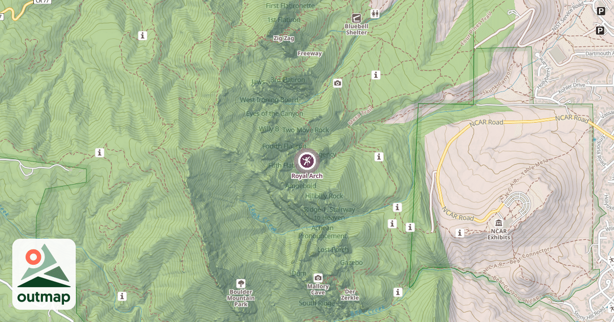 Map of Royal Arch