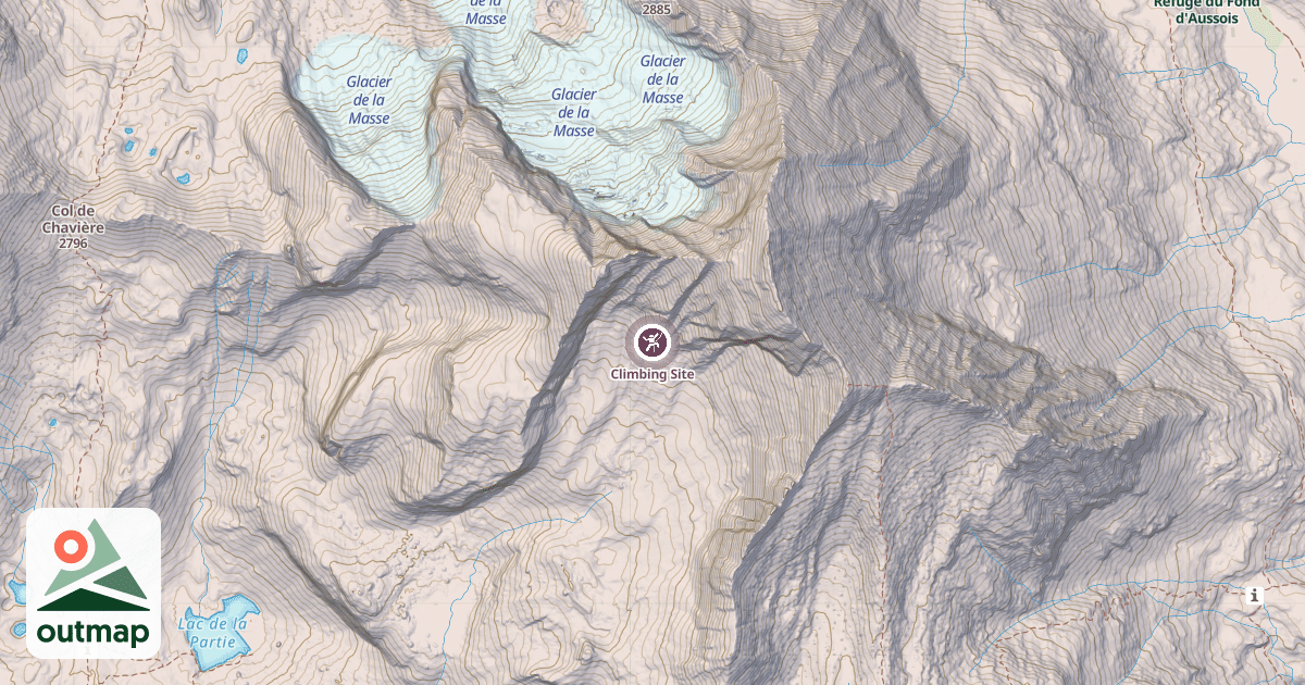 Map of Climbing Site