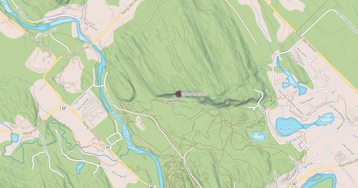 Map preview of Young Americans