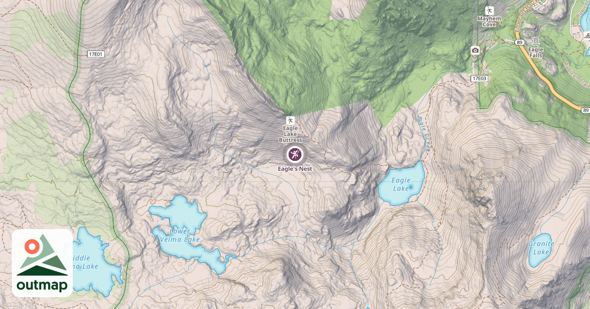 Map of Eagle's Nest